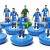 Subbuteo Andrew Table Soccer Niki Volou 2013-14 on classic Hasbro bases